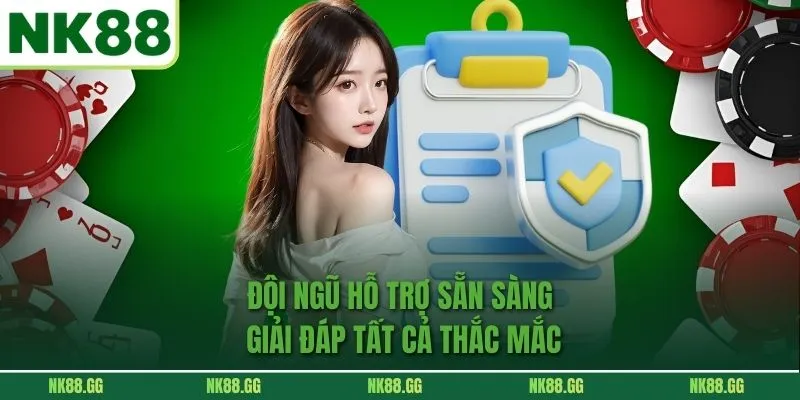Đội ngũ hỗ trợ sẵn sàng giải đáp tất cả thắc mắc